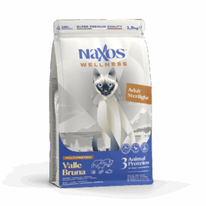 NAXOS CAT STERILIZED dla kotów sterylizowanych na bazie wołowiny, bawoła i jagnięicny 1,5 kg