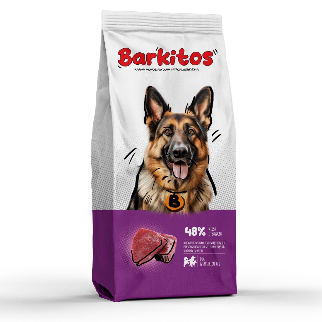 Barkitos wołowina z ryżem 18 kg - obrazek 4