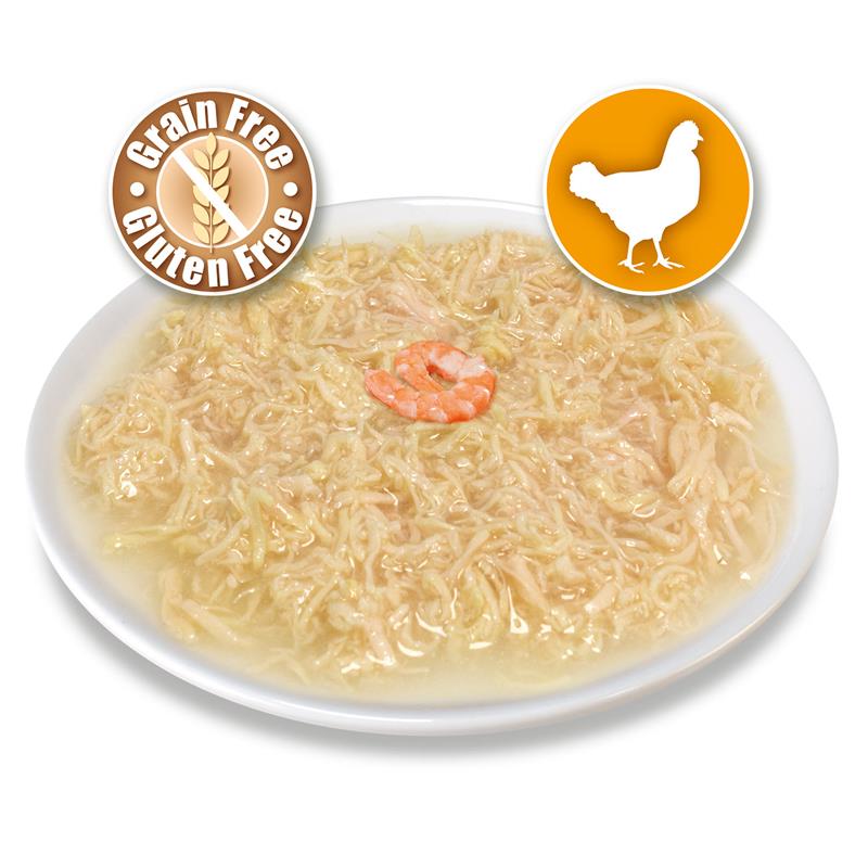 ARQUIVET puszka dla kota kurczak w sosie z krewetkami 80g - obrazek 3