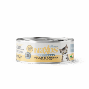 NAXOS CAT Puszka dla kociąt smaku kurczaka i kaczki 85g