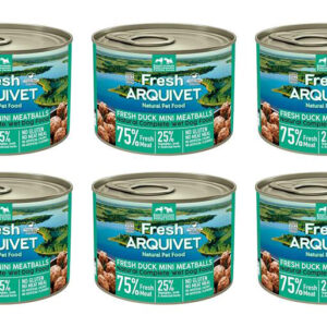 Arquivet Fresh MINI klopsiki z kaczką batatem i pomarańczą 6x200g