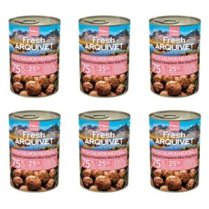 Arquivet Fresh klopsiki z łososiem, marchewką i groszkiem 6x400g