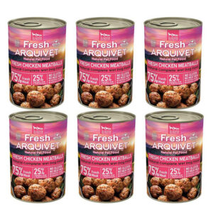 Arquivet Fresh klopsiki z kurczaka w sosie 6x400g