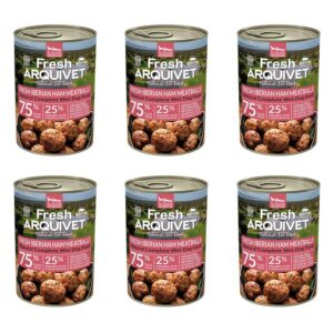 Arquivet Fresh klopsiki z szynką iberyjską, słodkimi ziemniakami i brokułami 6x400g